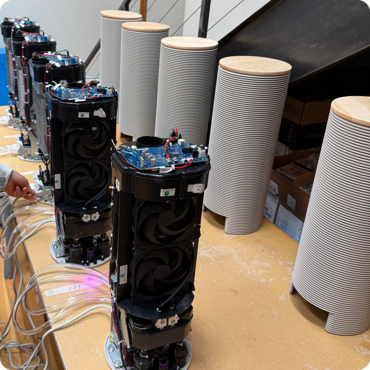 Orion Sleep System units on the production line